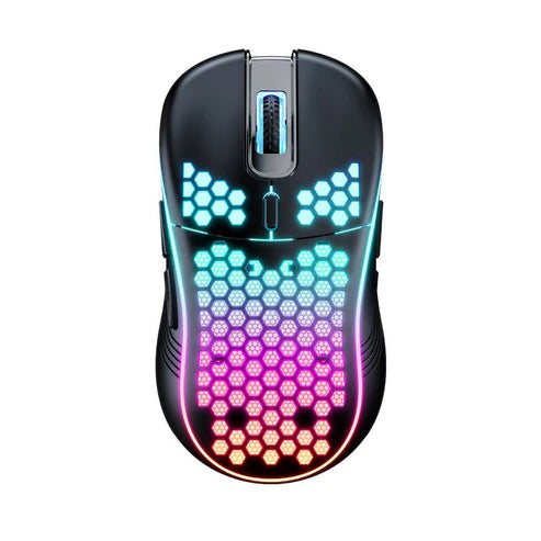 Dual Mode Ultra-Light Honeycomb RGB Mouse
